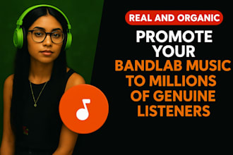 professionally promote your bandlab music to millions of genuine listeners