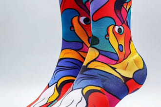 design beautiful socks for you