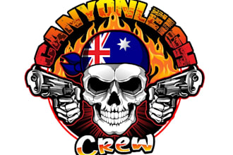 design unique skull logo