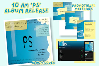 design an album single ep mixtape cover