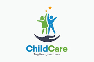 design custom child care and  kids logo design