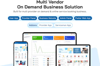 built demandium multi provider on demand, handyman, home service app with admin