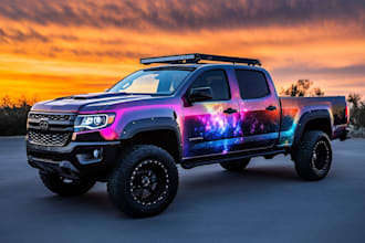 attractive car wrap design and vehicle wrap design
