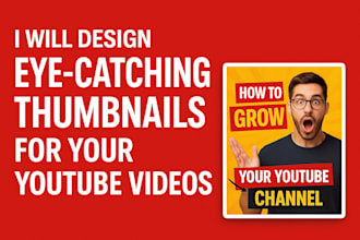 design professional logo banner and thumbnail