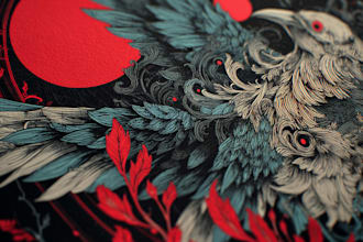 draw dark art illustration