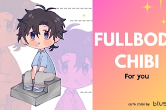 draw chibi character for you