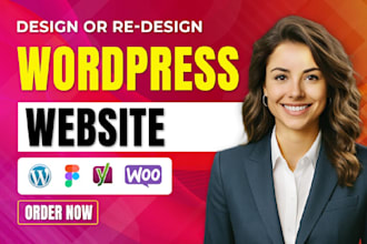 design you a professional wordpress blog website