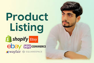 do bulk import and export product products on, shopify ,woocommerce, ebay, etsy