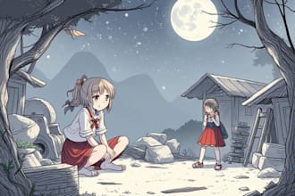 sketch characters into anime style