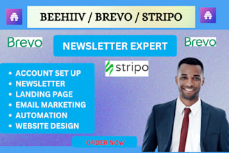setup beehiiv newsletter expert brevo automation expert stripo email template