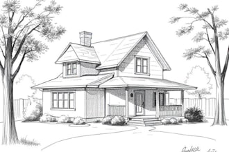 sketch your house interior