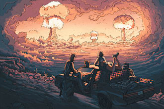 make artistic cinematic illustrations