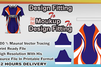 do sublimation sportwear designs with 2d,3d moukups