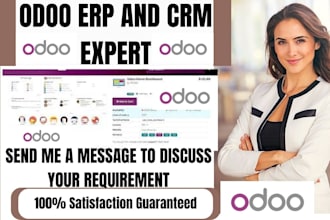 setup odoo CRM sales module inventory shopify dashboard erp KPI reports pipeline