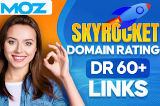 increase da, moz domain authoruty 60 plus in 14 days