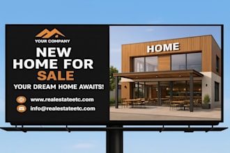 design professional billboard and signage that grabs attention