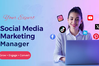 be your professional social media marketing manager