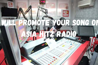 promote your song on asia hitz radio for massive airplay