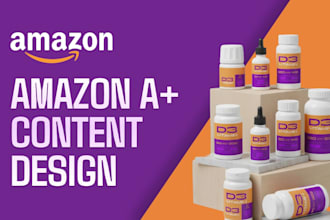 design amazon a plus content or ebc content or listing images