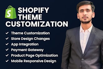 buildup a pro shopify store and theme customize