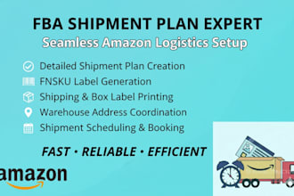 create amazon shipment plan for fba shipping and manage your amazon inventory