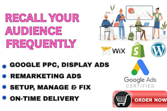 run google ads retargeting or remarketing ads campaign