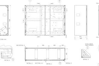 sheet metal design for manufacturing as per your requirment
