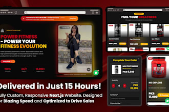 design and develop your modern, fast responsive website with next js