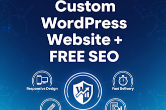build a custom wordpress website with free SEO