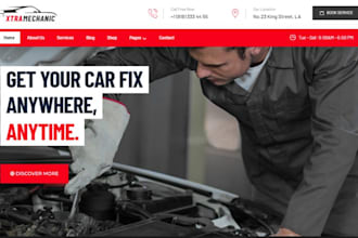 design squarespace car repair website car wash website mechanic website