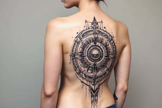 design a modern and minimalist tattoo design