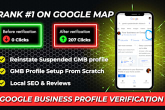 do google business profile verification, fix and reinstate gmb suspension