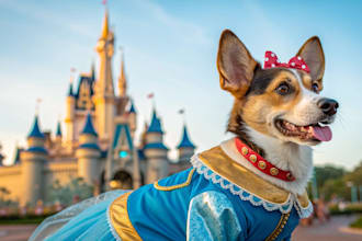 create amazing disney pet portrait