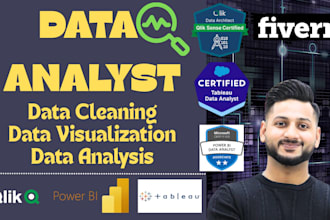 analyze, clean and visualize your data using qlik sense, power bi, tableau