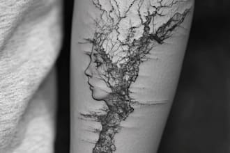 do a tattoo design of tattoo sleeve
