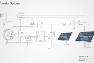 solar energy, pv system, layout plan, solar design, single line diagram panel