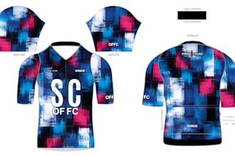 create a custom cycling jersey design for your team or brand