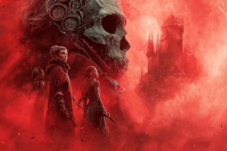 create dark art and heavy death metal illustration