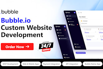 do bubble developer job, build bubble io website, bubble app, bubble mvp
