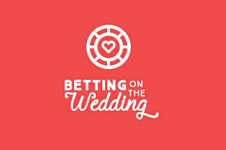 design fun exciting wedding focused business logo