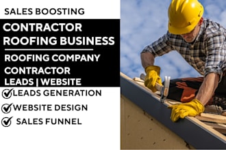 roofing company home improvement contractor remodeling leads website