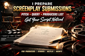 write screenplay query letter film pitch script proposal for producers studio