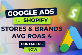 be your google ads expert for your shopify store or brand