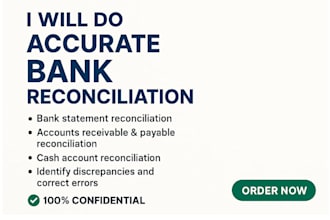 reconcile your bank, supplier, and customer accounts quickly and accurate