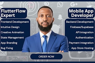 build mobile app with flutterflow cross platform development