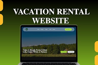 design vacation rental, vacation website, airbnb website, rental website