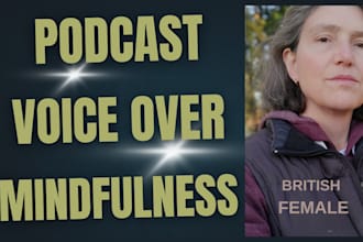 voice your podcast or meditation