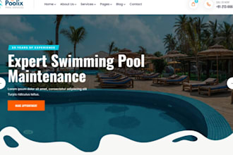 build squarespace pool builder website pool contractor pool maintenance website