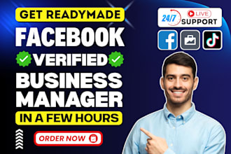 create fresh facebook account with ads account and fb business manager