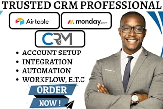 implement kvcore followupboss airtable crm view monday